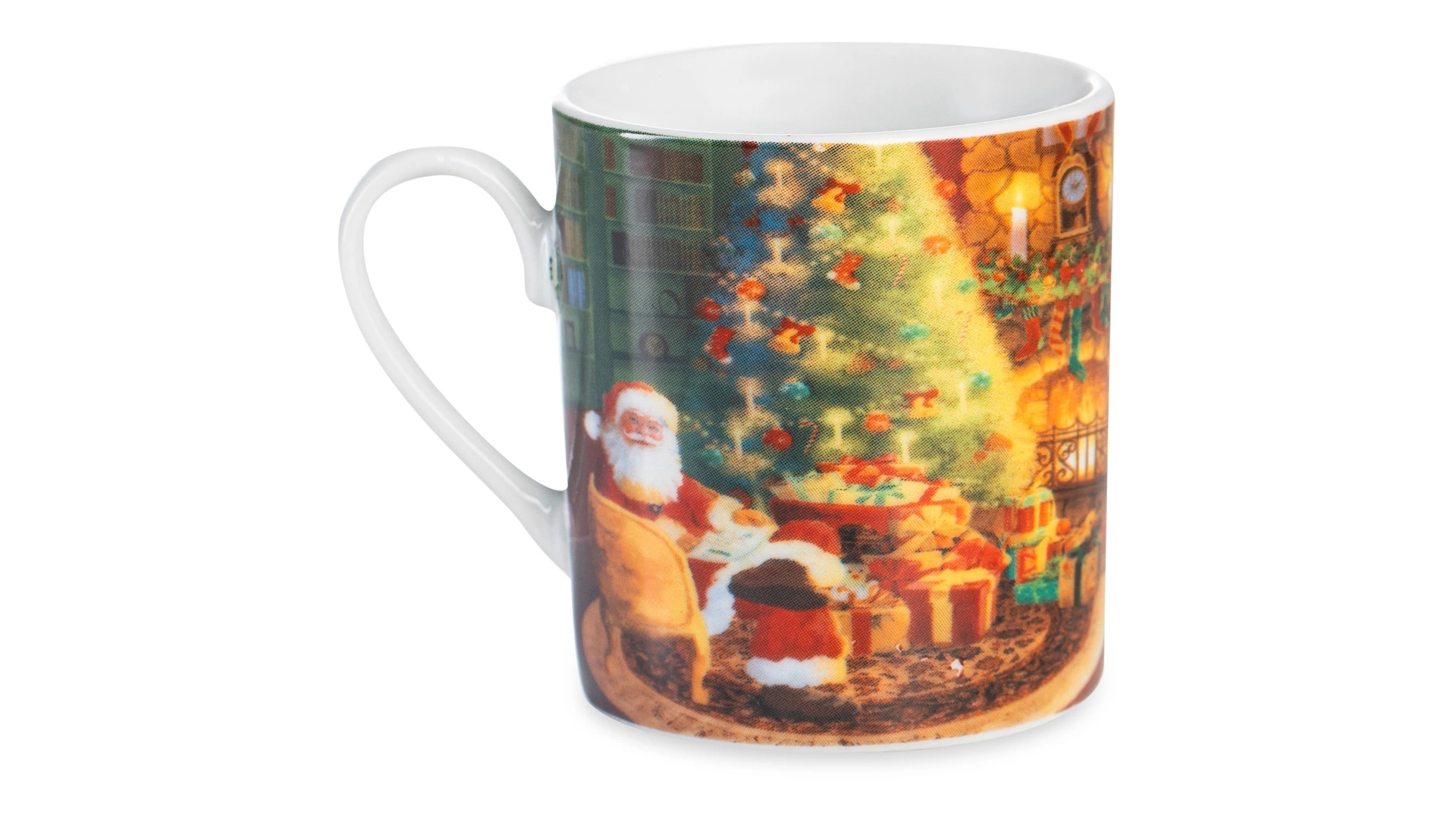 Набор чашек кофейных с блюдцами Lamart Noel Сюрприз Подарки Санты, фарфор,  6 шт, п/к