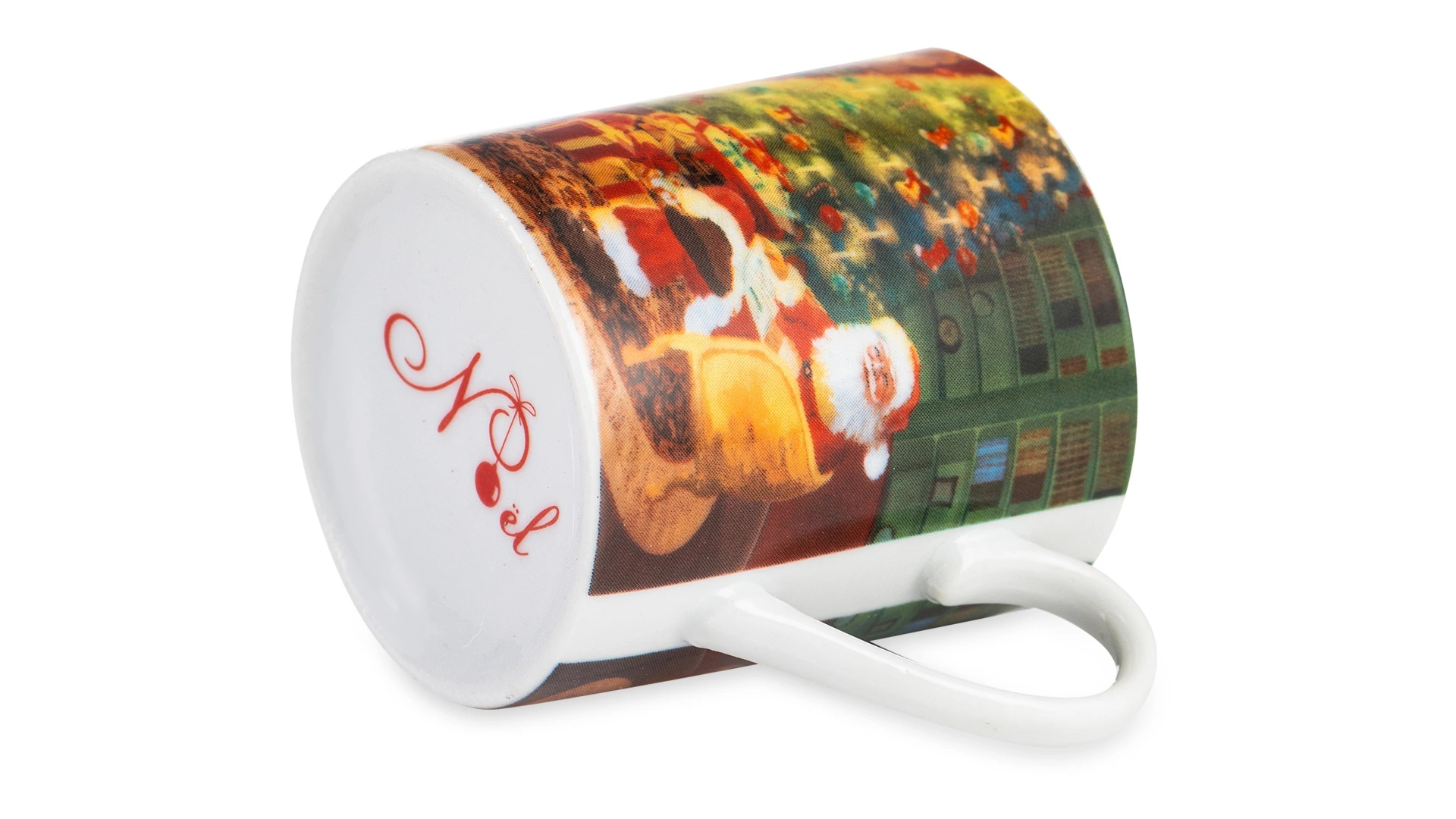 Набор чашек кофейных с блюдцами Lamart Noel Сюрприз Подарки Санты, фарфор,  6 шт, п/к