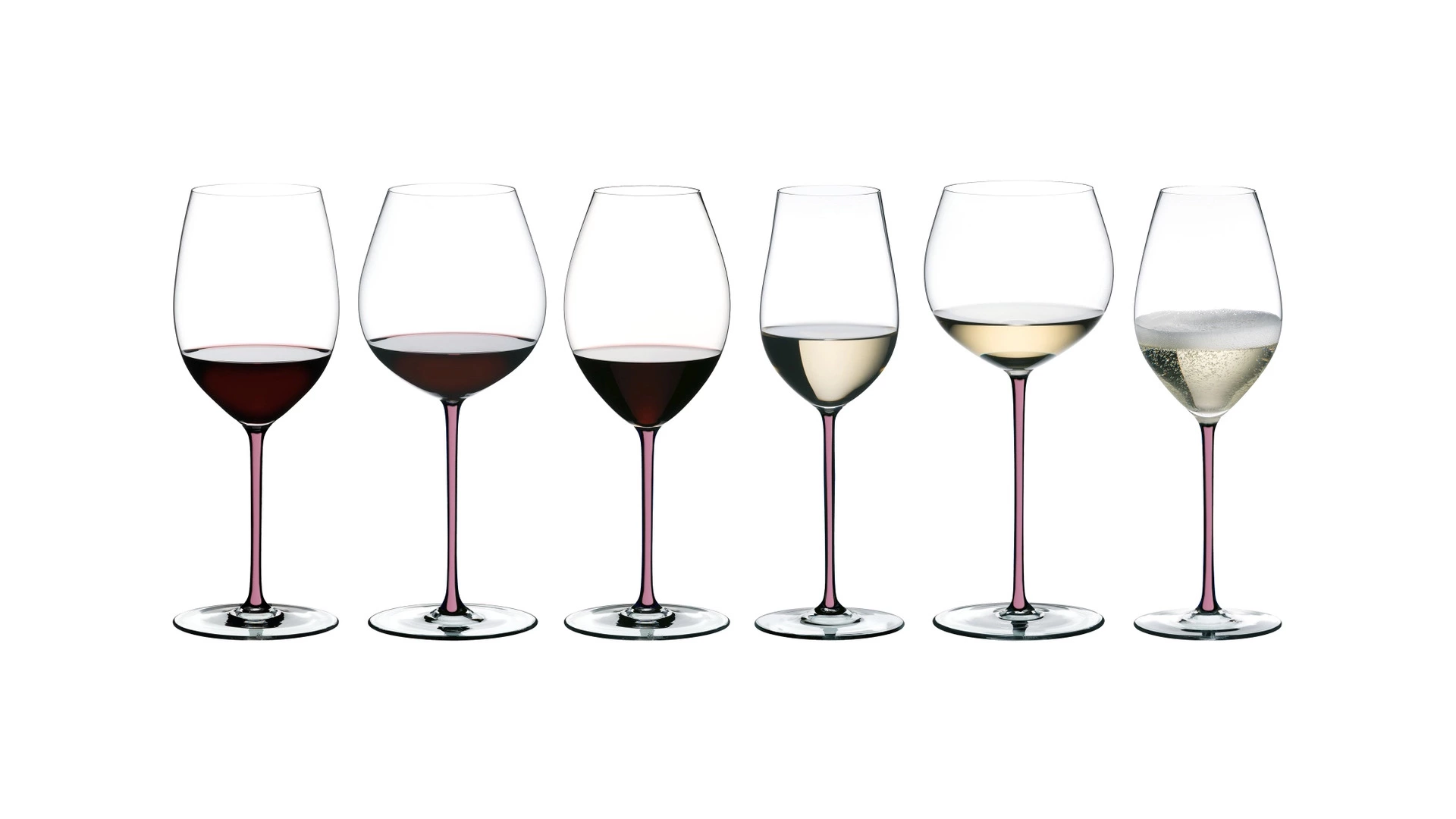 Бокал для белого вина Riedel Fatto a Mano Riesling/Zinfandel 409 мл, лиловая ножка, ручная работа