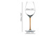 Бокал для шампанского Riedel Fatto a Mano Champagne 459мл, оранжевая ножка, ручная работа, хрусталь