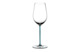 Бокал для белого вина Riedel Fatto a Mano Riesling/Zinfandel 409 мл, бирюзовая ножка, ручная работа