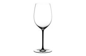 Бокал для красного вина Riedel Fatto a Mano Cabernet/Merlot 709 мл, черная ножка, ручная работа