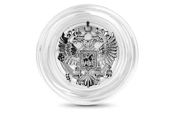 Штоф с гербом Русские самоцветы 13,85 г, серебро 925