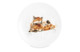 Набор тарелок закусочных Royal Worcester Забавная фауна Барсук, еж, лиса, сова 21 см,  4 шт