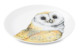 Тарелка закусочная Roy Kirkham Совы Барни 20 см, фарфор костяной
