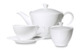 Сервиз чайный Narumi Воздушный белый на 4 персоны 10 предметов, фарфор костяной