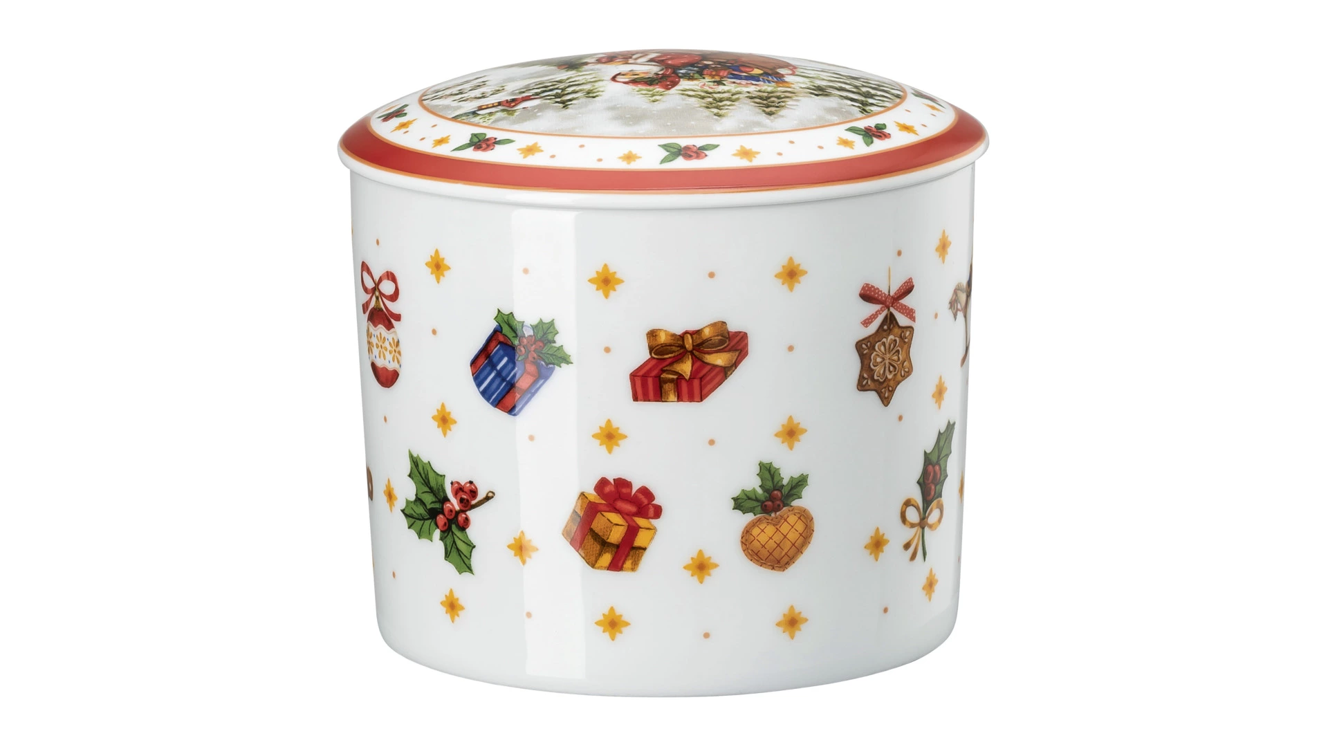 Банка для печенья Hutschenreuther Зимняя пора 13х10 см, фарфор