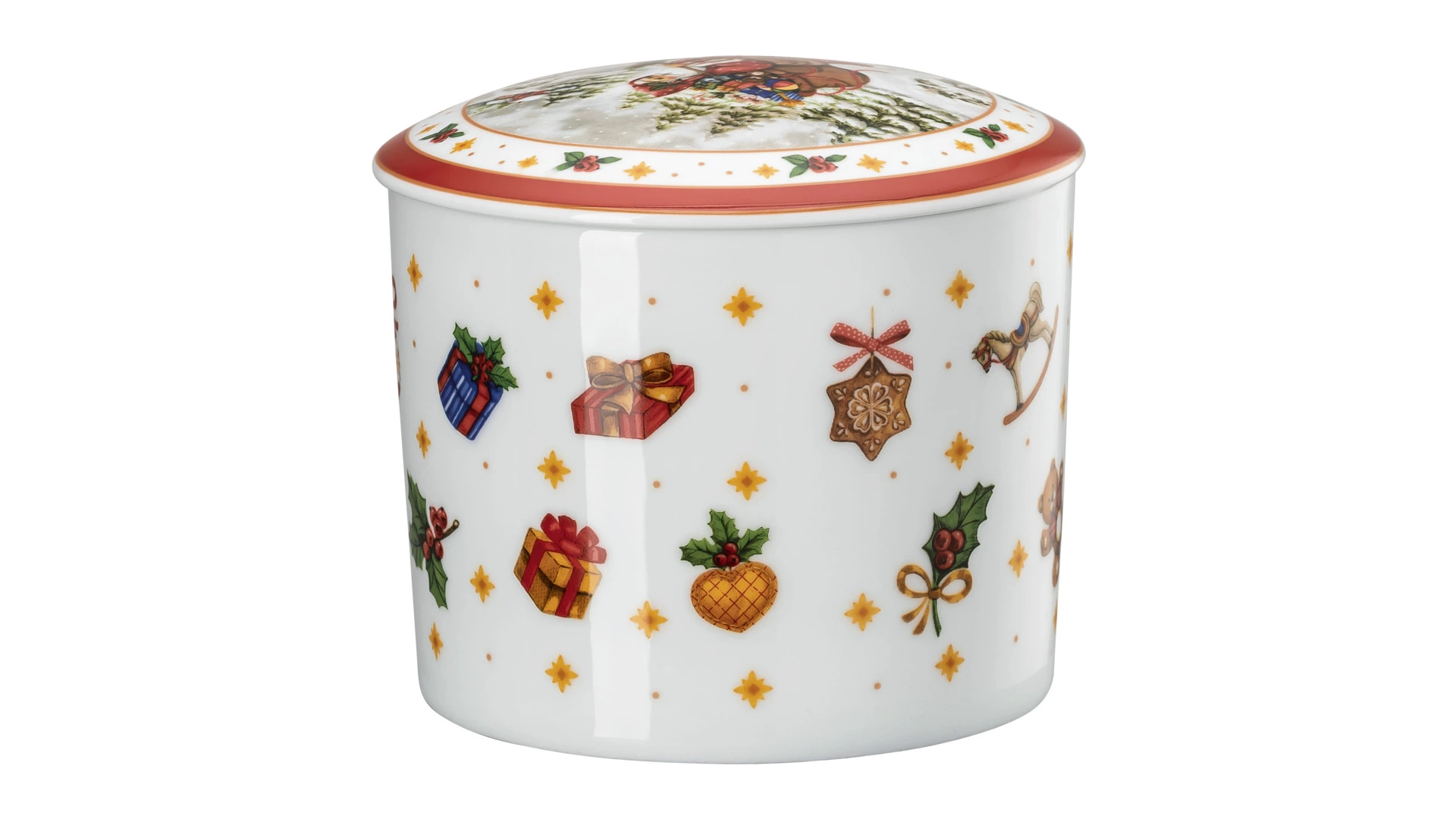 Банка для печенья Hutschenreuther Зимняя пора 13х10 см, фарфор