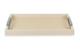 Поднос прямоугольный с ручками GioBagnara Виктор 34,5х44,5 см, слоновая кость