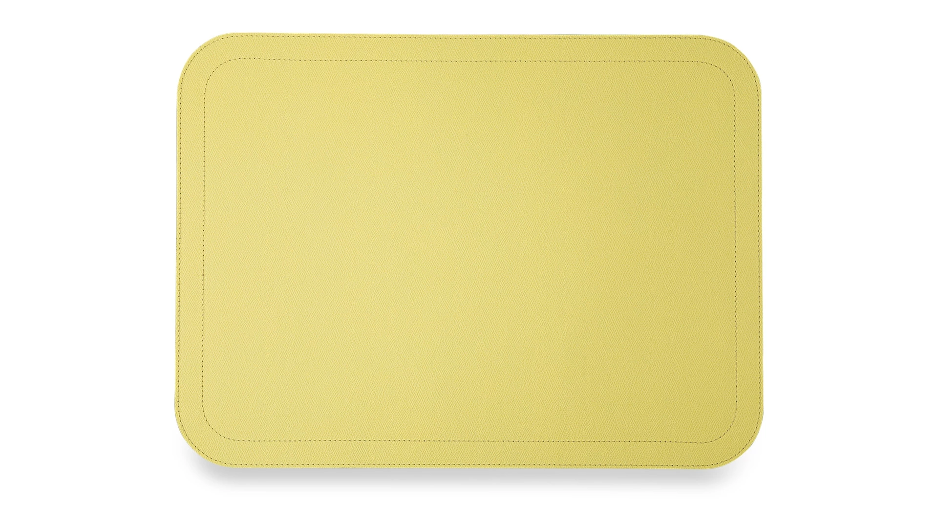 Набор салфеток подстановочных с закругленными углами GioBagnara Ванни 46х34 см, 2 строчки, лимонный