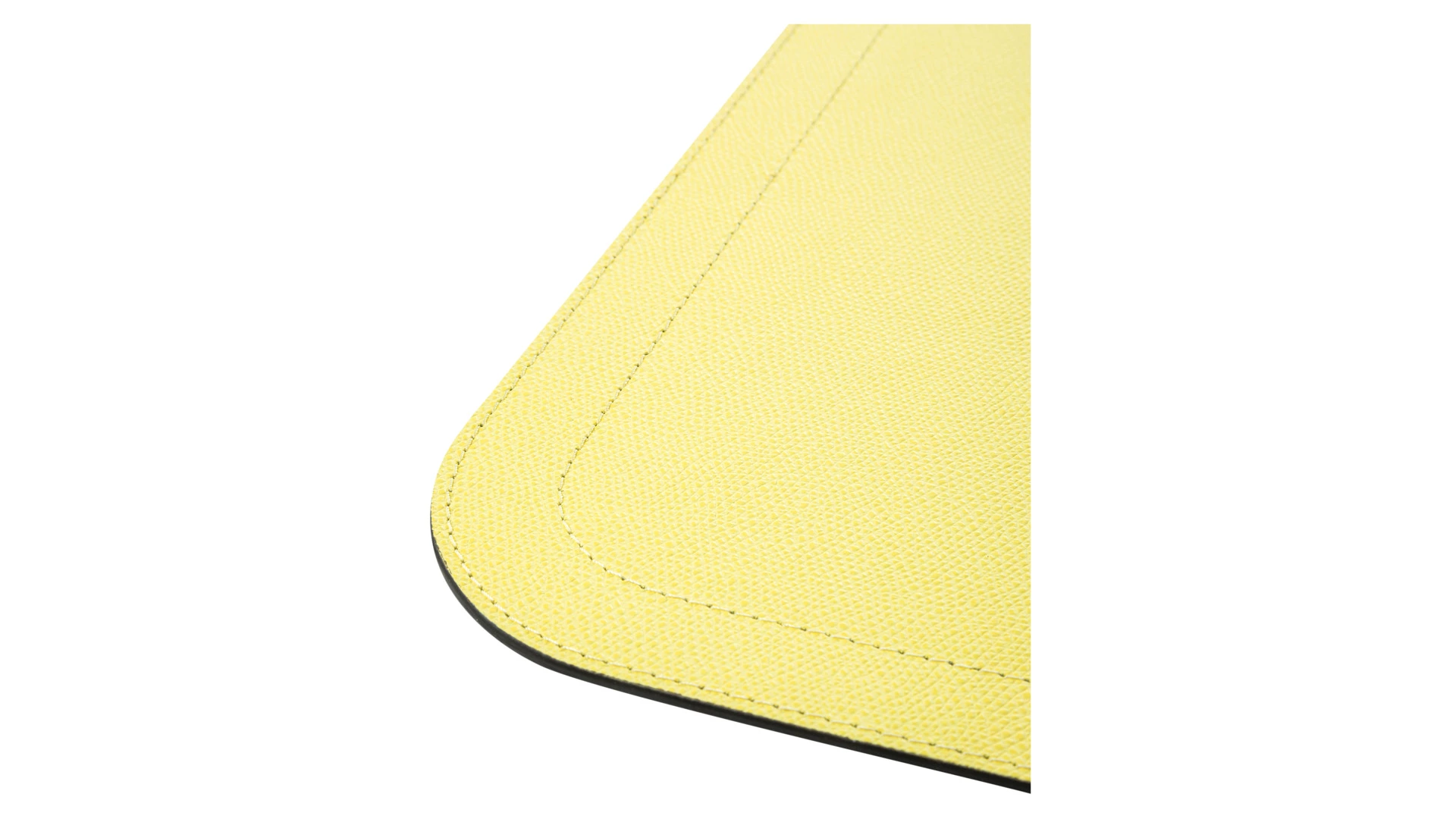 Набор салфеток подстановочных с закругленными углами GioBagnara Ванни 46х34 см, 2 строчки, лимонный