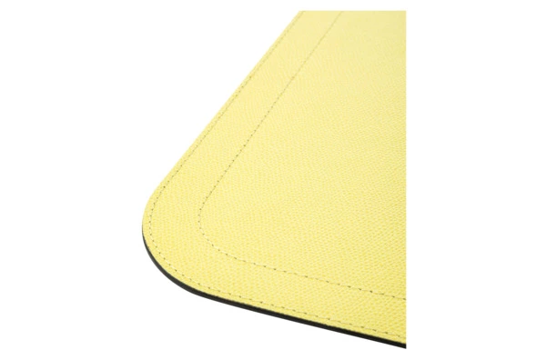 Набор салфеток подстановочных с закругленными углами GioBagnara Ванни 46х34 см, 2 строчки, лимонный