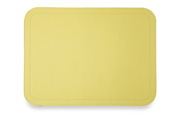 Салфетка подстановочная с закругленными углами GioBagnara Ванни 46х34 см, 2 строчки, лимонная