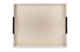 Поднос прямоугольный с ручками GioBagnara Виктор 44х54 см, светло-серый