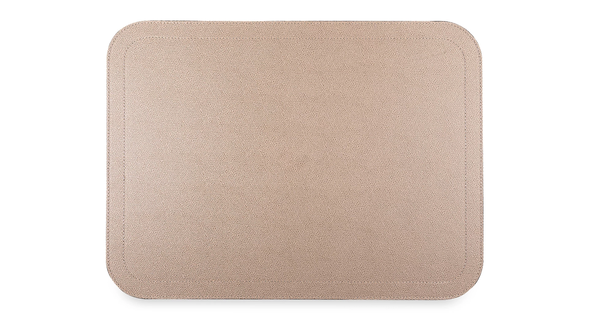 Набор салфеток подстановочных с закругленными углами GioBagnara Ванни 46х34 см, серо-коричневый