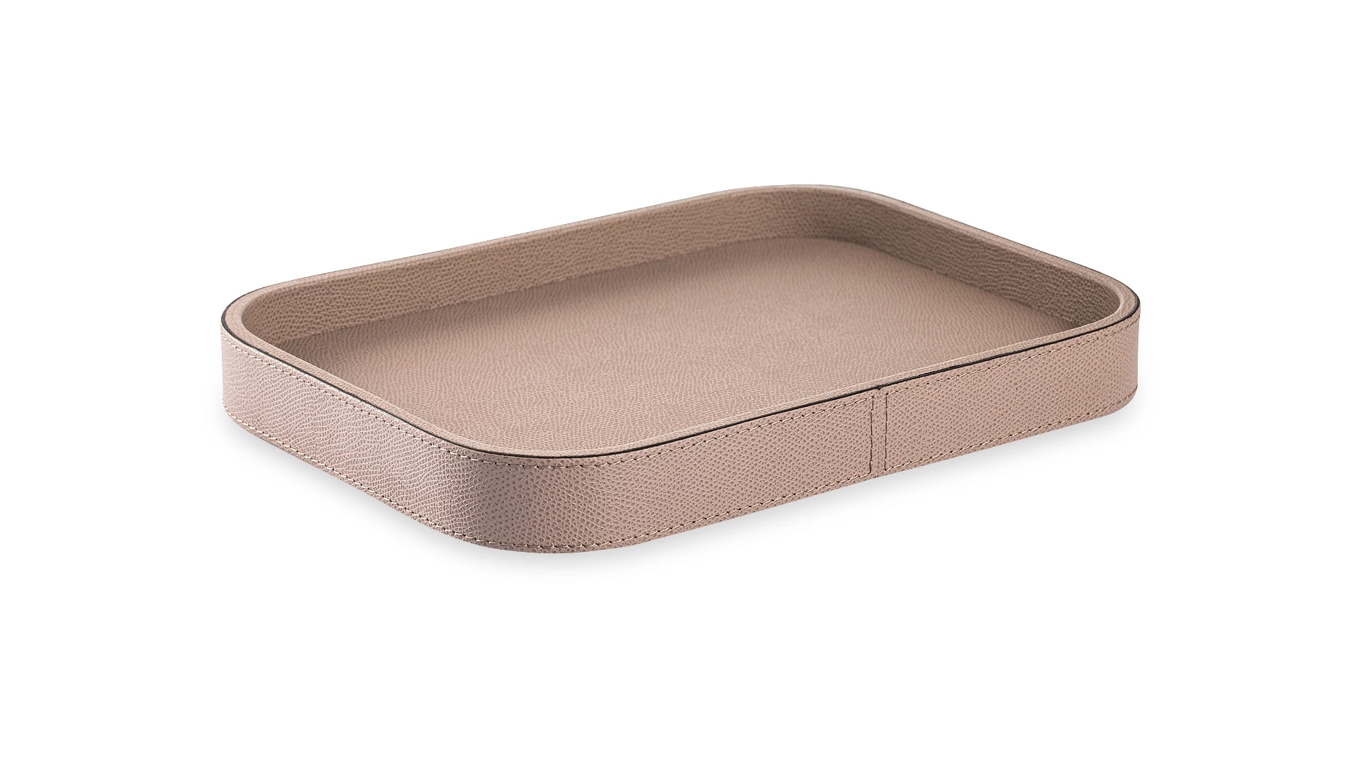 Поднос прямоугольный GioBagnara Поло 27,5х20,5 см, серо-коричневый