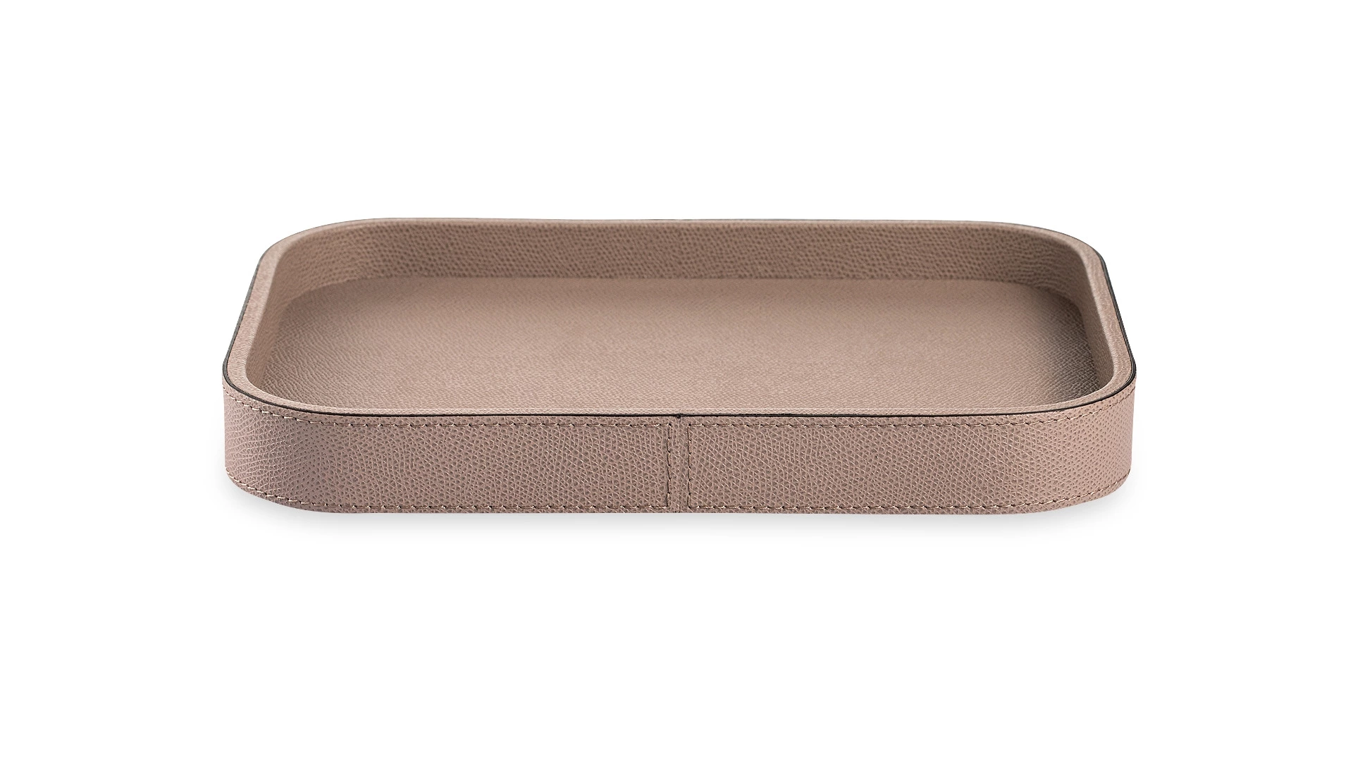 Поднос прямоугольный GioBagnara Поло 27,5х20,5 см, серо-коричневый