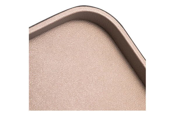 Поднос прямоугольный GioBagnara Поло 27,5х20,5 см, серо-коричневый