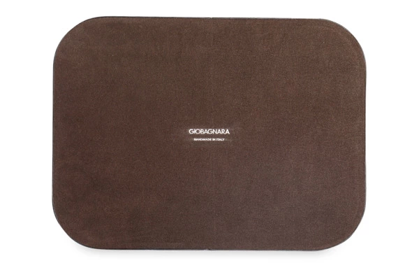 Поднос прямоугольный GioBagnara Поло 27,5х20,5 см, серо-коричневый