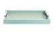 Поднос прямоугольный с ручками GioBagnara Виктор 27,5х38 см, мятный