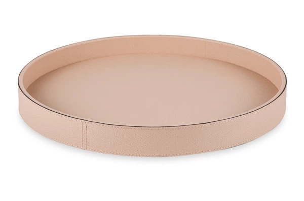 Поднос круглый GioBagnara Поло 37,5 см, светло-розовый