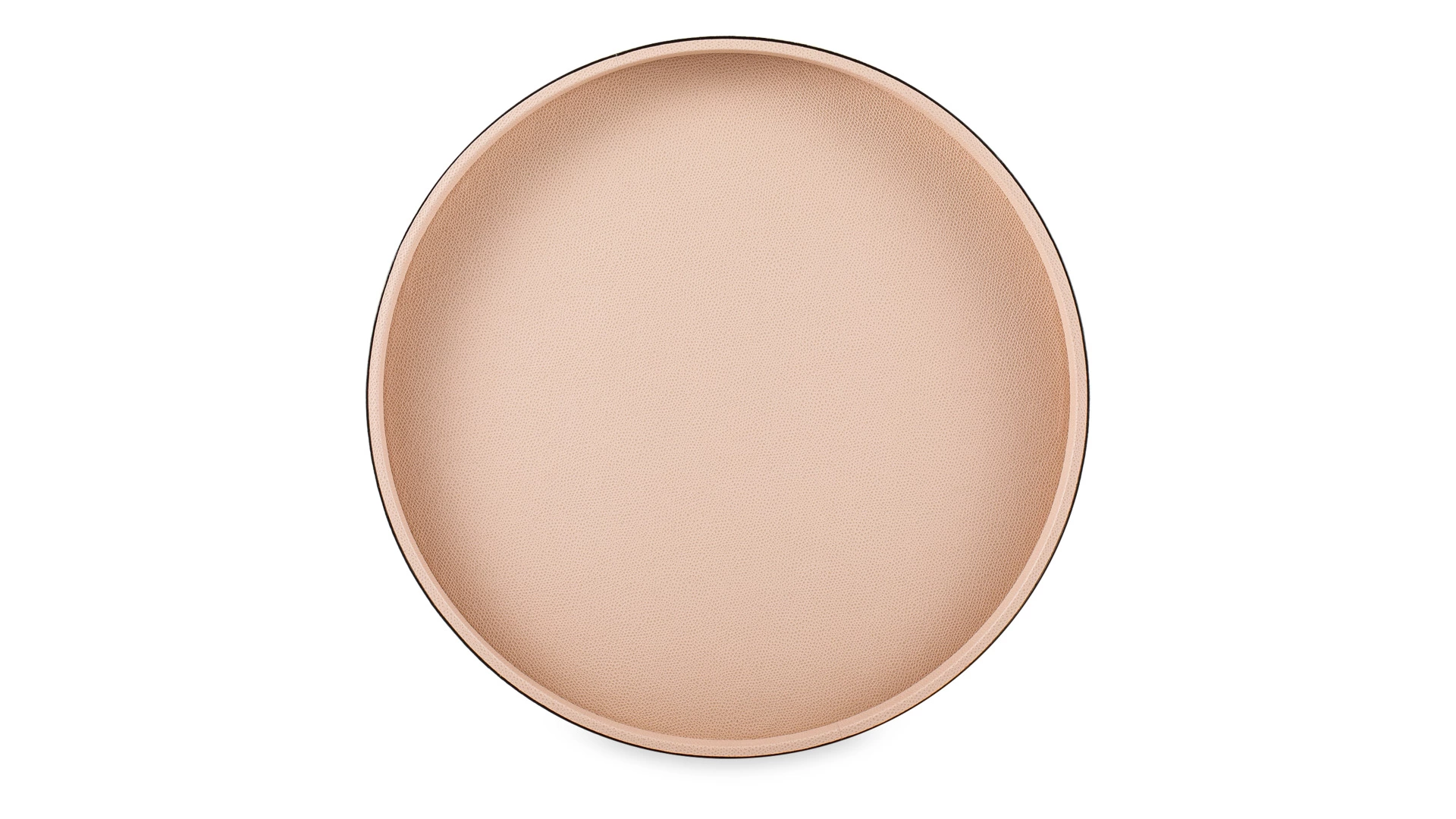 Поднос круглый GioBagnara Поло 37,5 см, светло-розовый