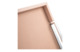 Поднос прямоугольный с ручками GioBagnara Виктор 53х63 см, светло-розовый