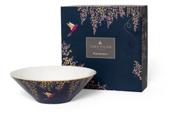 Салатник Portmeirion Сара Миллер Челси 20 см, фарфор, синий, п/к