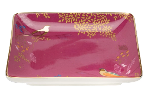 Набор мелочниц квадратных Portmeirion Сара Миллер Челси 11 см, фарфор, 3 шт, 3 цвета, п/к