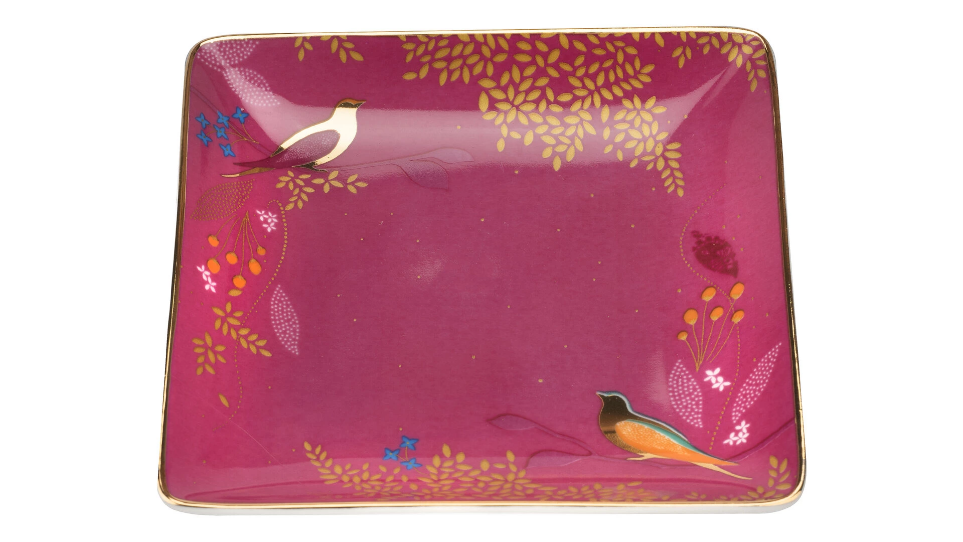 Набор мелочниц квадратных Portmeirion Сара Миллер Челси 11 см, фарфор, 3 шт, 3 цвета, п/к