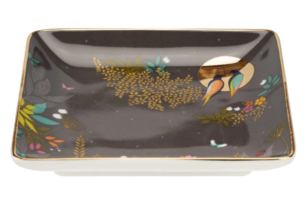 Набор мелочниц квадратных Portmeirion Сара Миллер Челси 11 см, фарфор, 3 шт, 3 цвета, п/к