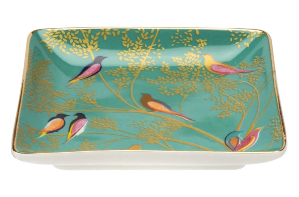 Набор мелочниц квадратных Portmeirion Сара Миллер Челси 11 см, фарфор, 3 шт, 3 цвета, п/к