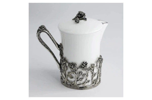 Набор кофейный в футляре АргентА Роза 4 предмета 578,57 г, серебро 925