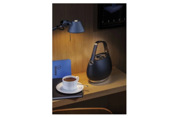 Чайник электрический Bugatti Jackie 1,2 л, сталь нержавеющая, черный матовый, п/к