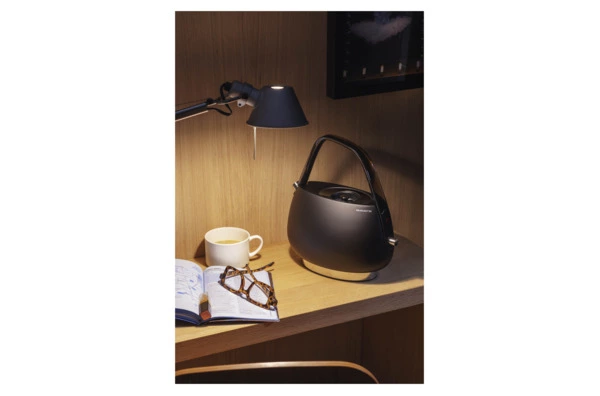 Чайник электрический Bugatti Jackie 1,2 л, сталь нержавеющая, черный матовый, п/к