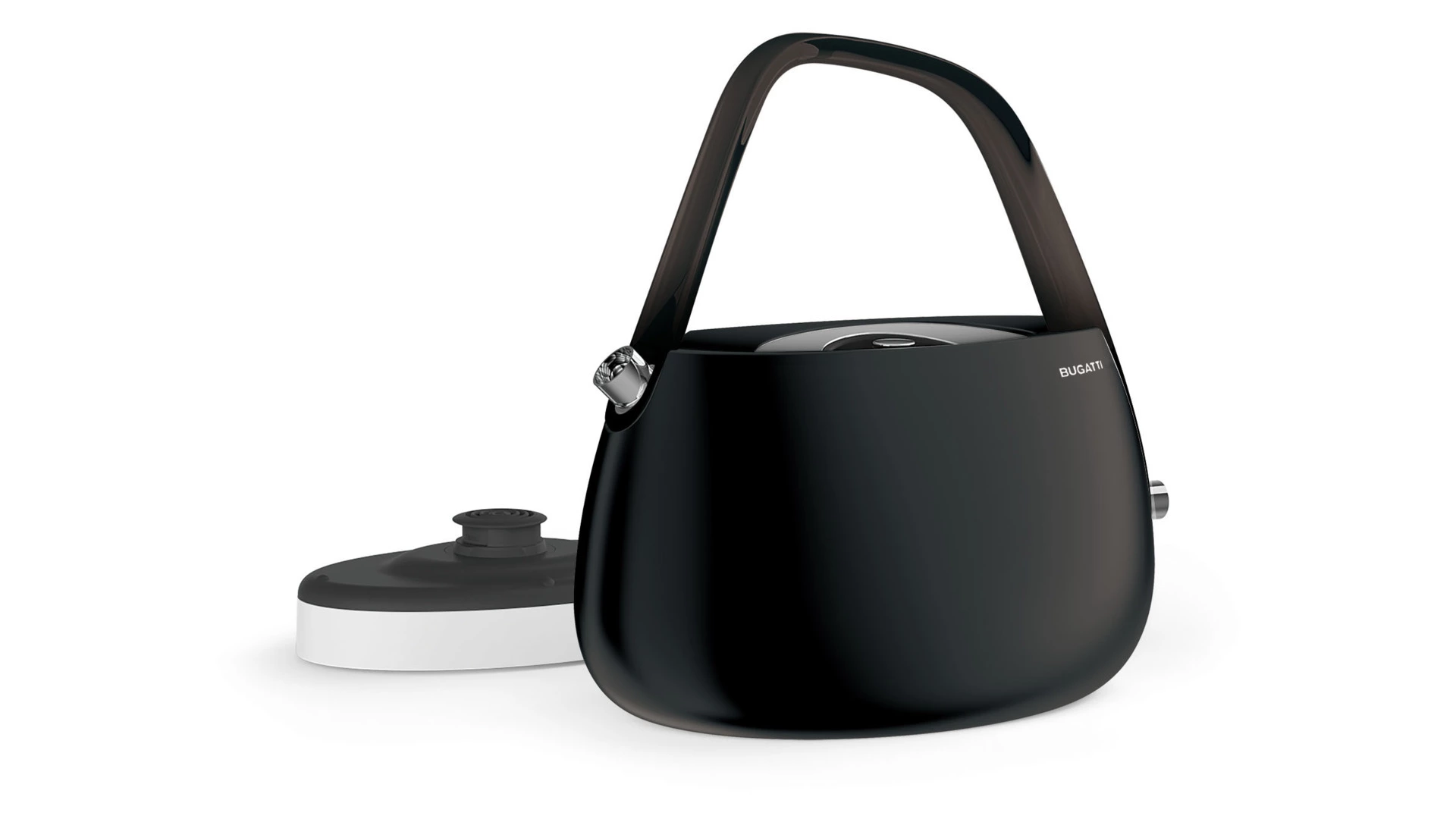 Чайник электрический Bugatti Jackie 1,2 л, сталь нержавеющая, черный матовый, п/к