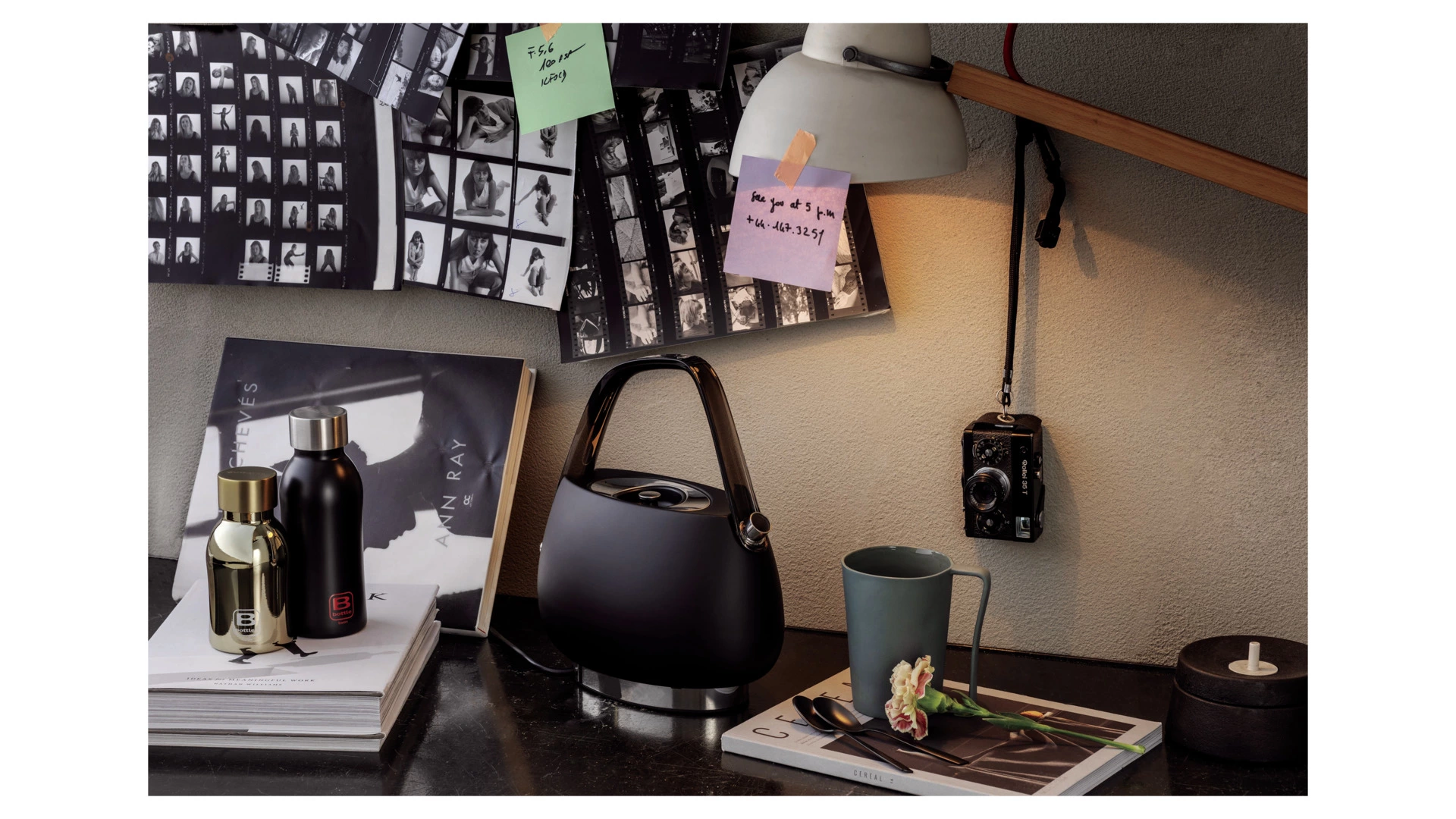 Чайник электрический Bugatti Jackie 1,2 л, сталь нержавеющая, черный матовый, п/к