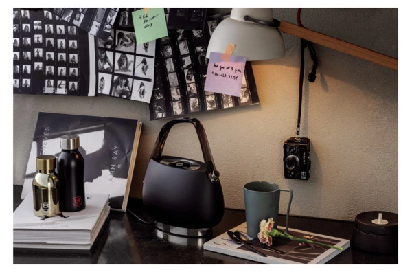 Чайник электрический Bugatti Jackie 1,2 л, сталь нержавеющая, черный матовый, п/к