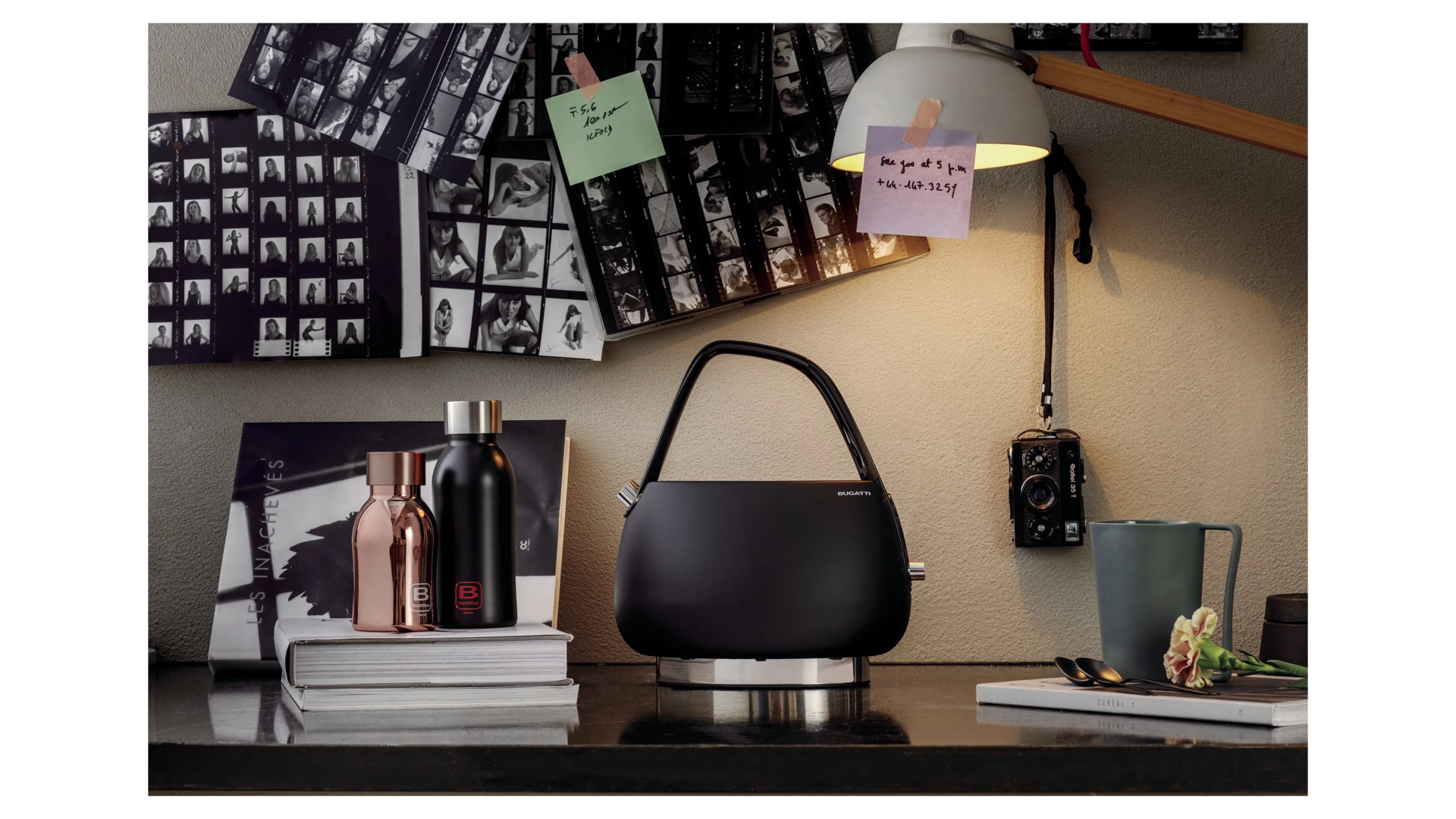 Чайник электрический Bugatti Jackie 1,2 л, сталь нержавеющая, черный матовый, п/к