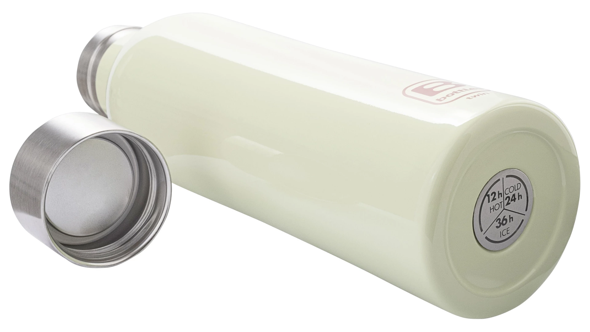 Термос с крышкой Bugatti Twin 500 мл, сталь нержавеющая, салатовый, п/к