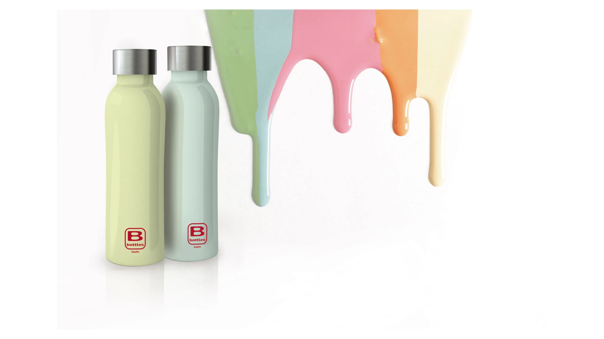 Термос с крышкой Bugatti Twin 500 мл, сталь нержавеющая, салатовый, п/к