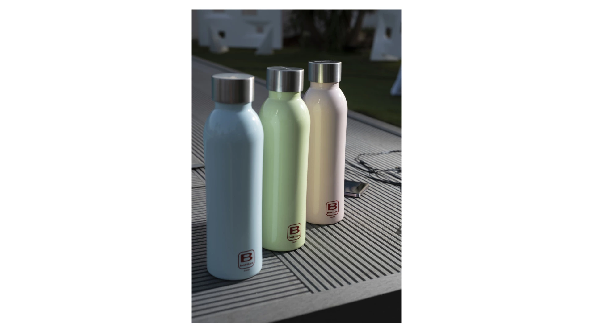 Термос с крышкой Bugatti Twin 500 мл, сталь нержавеющая, салатовый, п/к