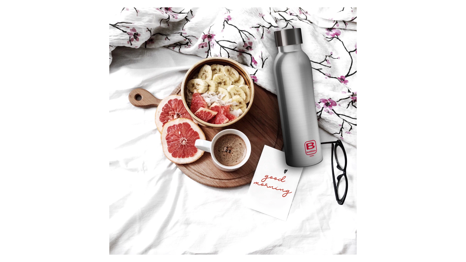 Термос с крышкой Bugatti Twin 800 мл, сталь нержавеющая, стальной, п/к