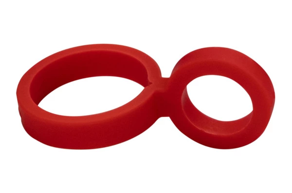 Держатель для бутылки Bugatti B Loop, силикон, красный