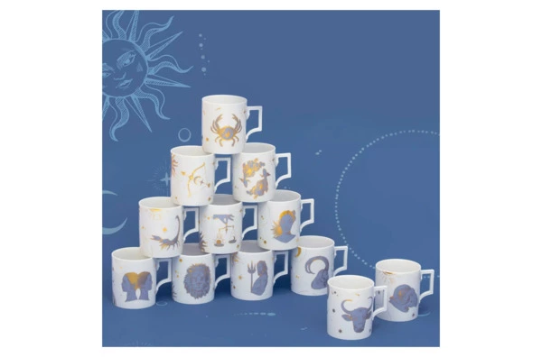 Кружка Meissen Знаки зодиака Водолей 250 мл, фарфор