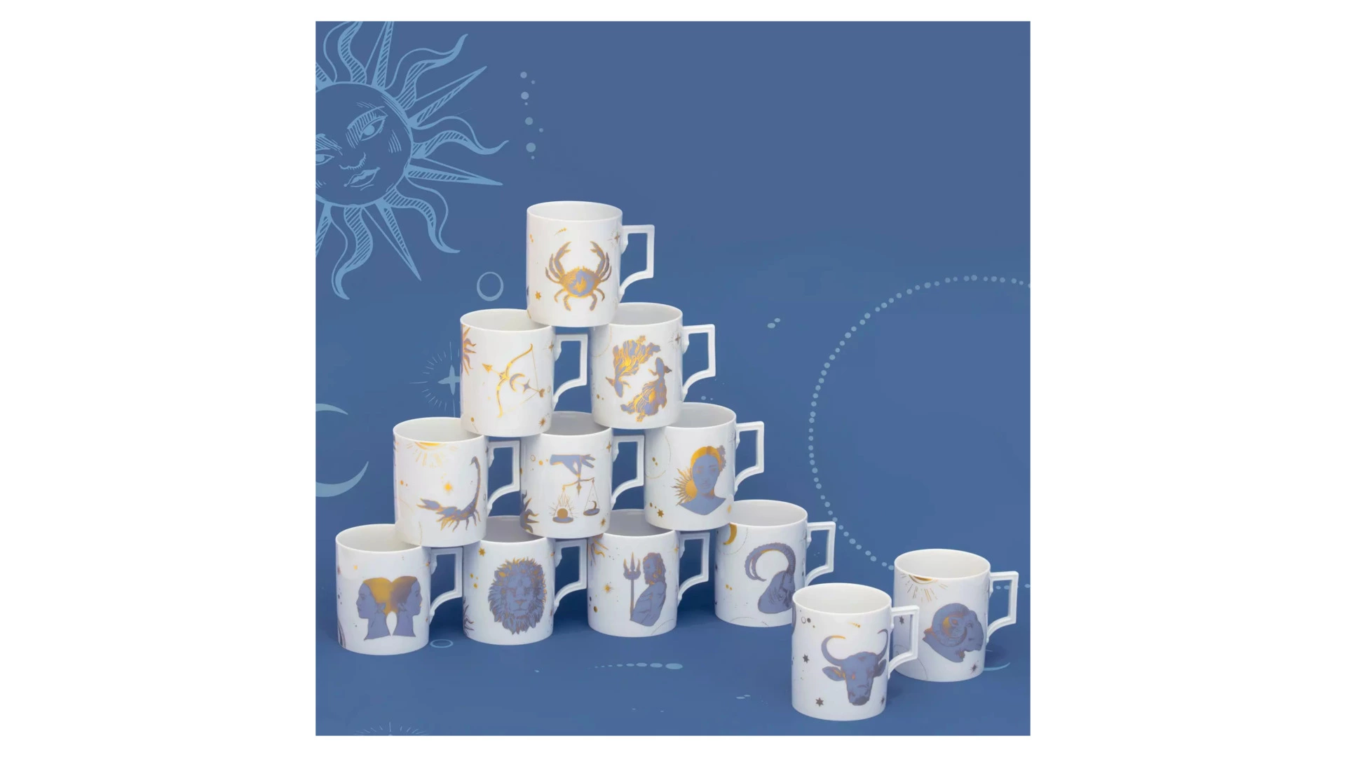 Кружка Meissen Знаки зодиака Овен 250 мл, фарфор