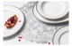 Салфетка подстановочная круглая Decor de table Home Rose 38 см, ПВХ, серебристая