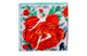 Платок сувенирный Русские в моде Город До 90х90 см, шелк, вискоза, ручная подшивка