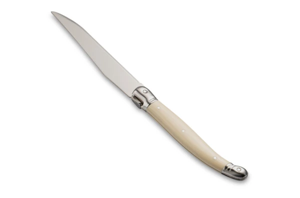 Набор ножей для стейка ANDRE VERDIER Laguiole Debutant, 6 шт, белые, в блоке, п/к