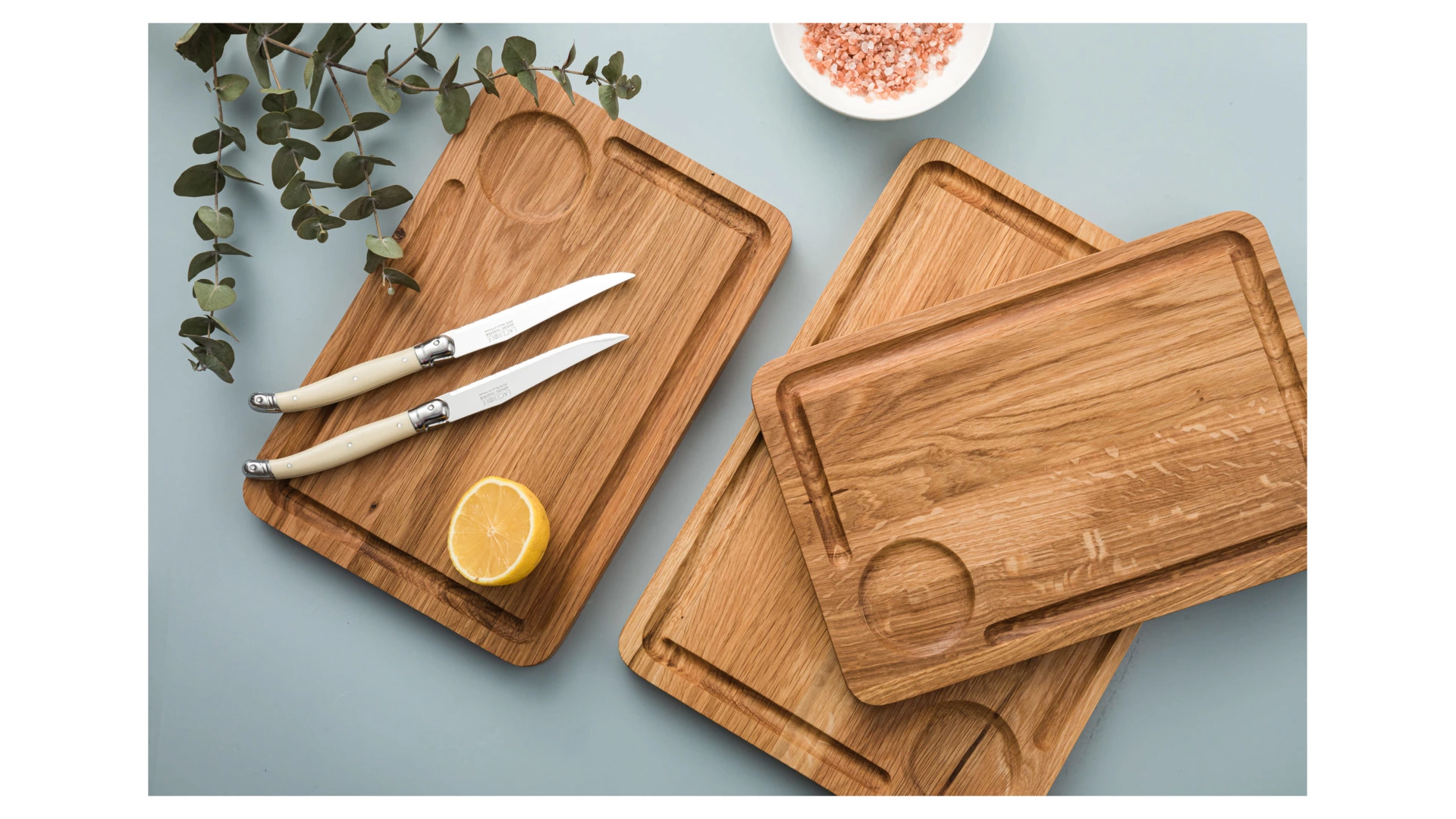 Набор ножей для стейка ANDRE VERDIER Laguiole Debutant, 6 шт, белые, в блоке, п/к